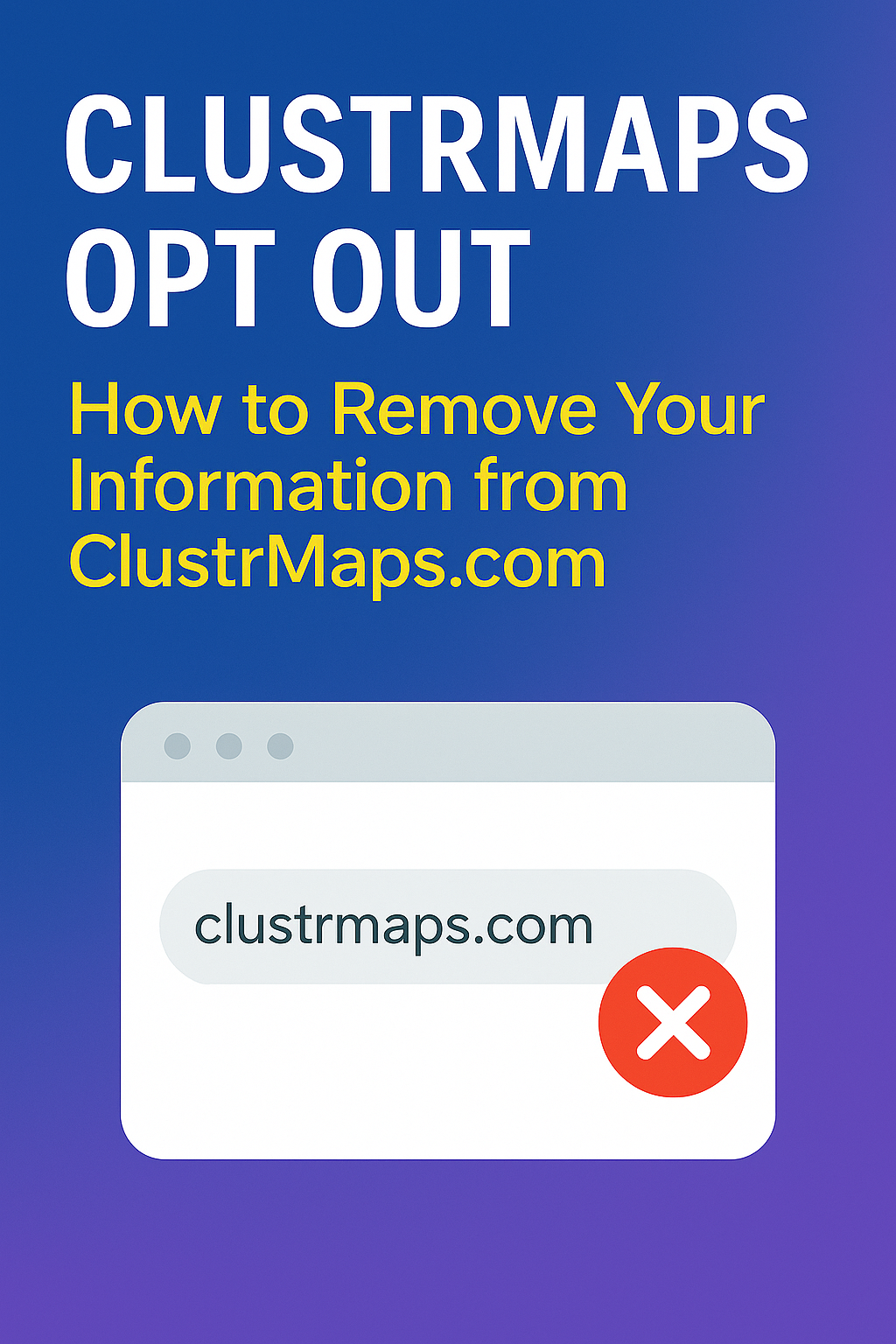 ClustrMaps Opt Out