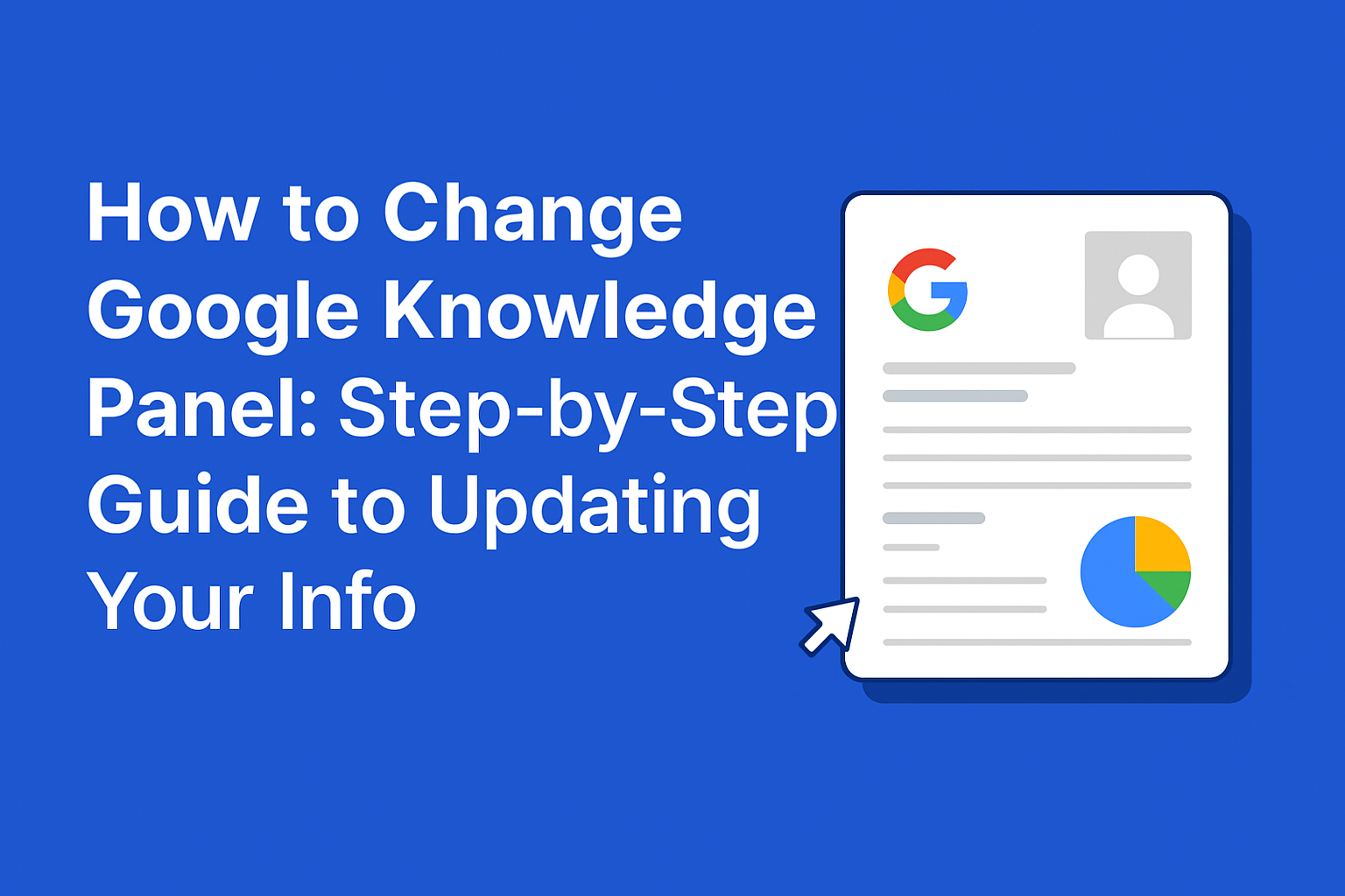 change google knowledge panel