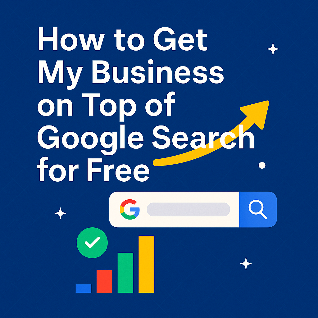 business on top of google search