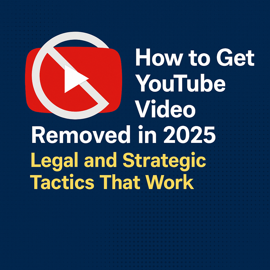 get youtube video removed