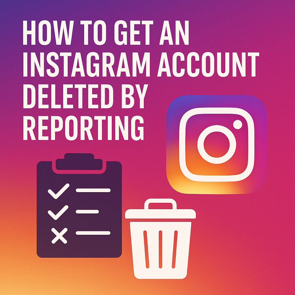 delete instagram account