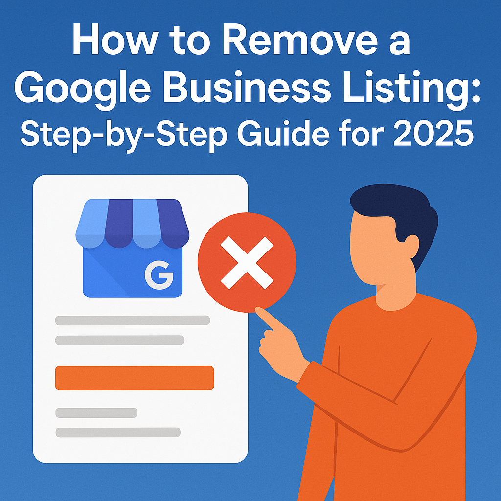 how to remove a google business listing