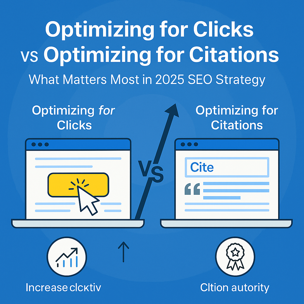 optimizing for clicks vs optimizing for citations