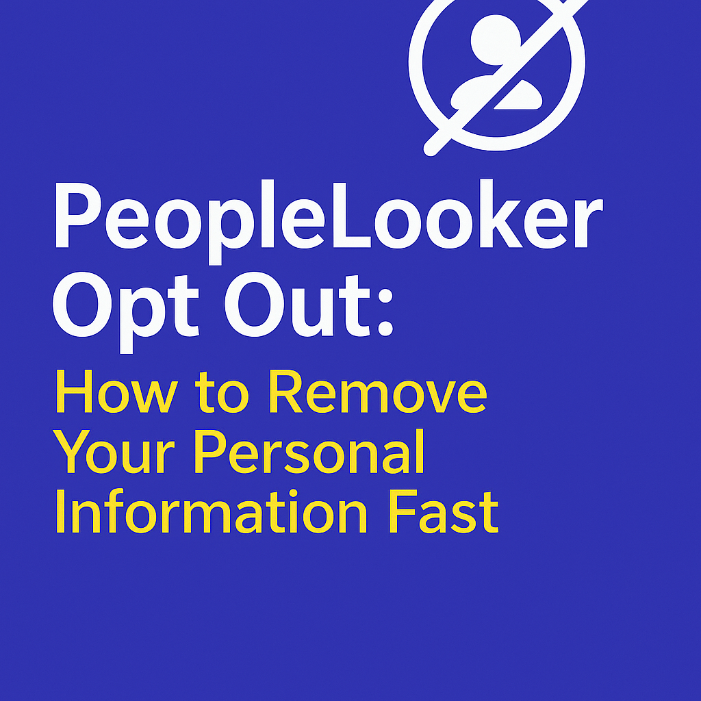 PeopleLooker Opt Out