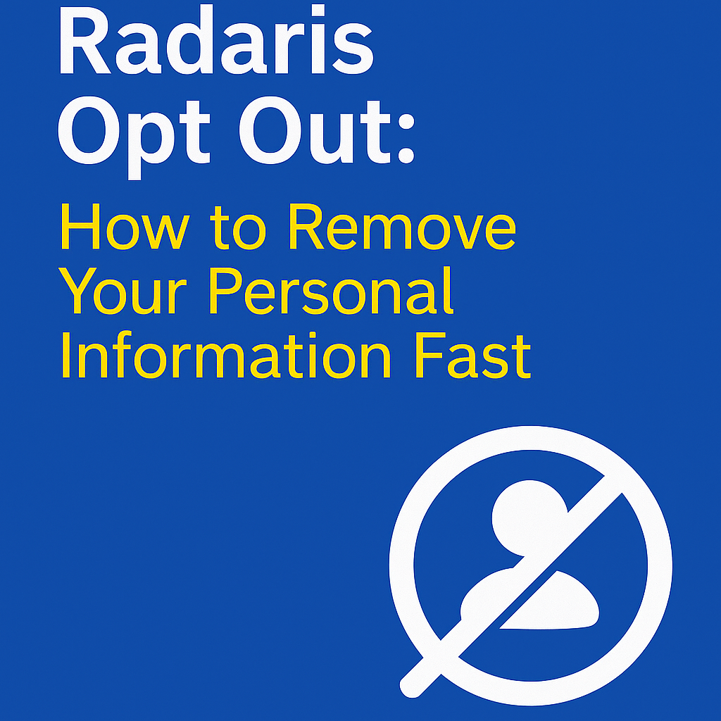 Radaris opt out