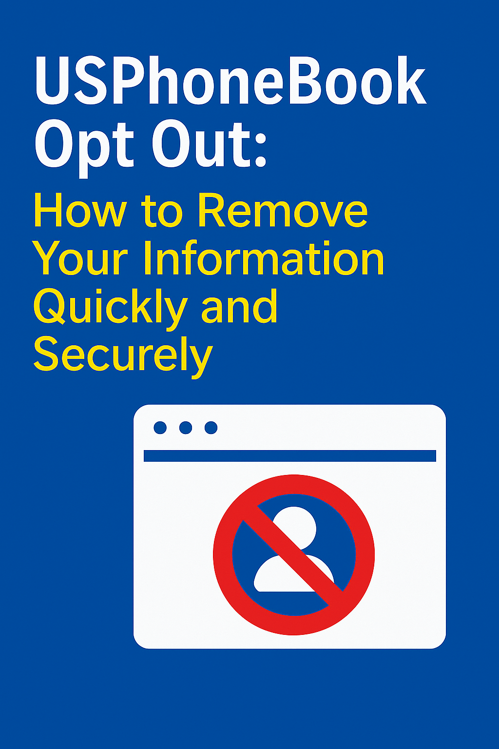 USPhoneBook Opt Out